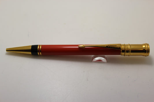 Parker Duofold Orange Ballpoint Pen