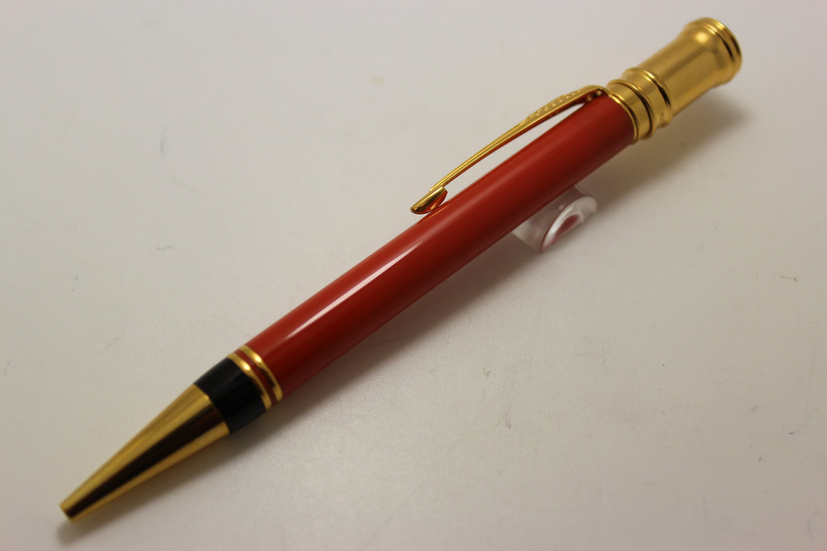 Parker Duofold Orange Ballpoint Pen
