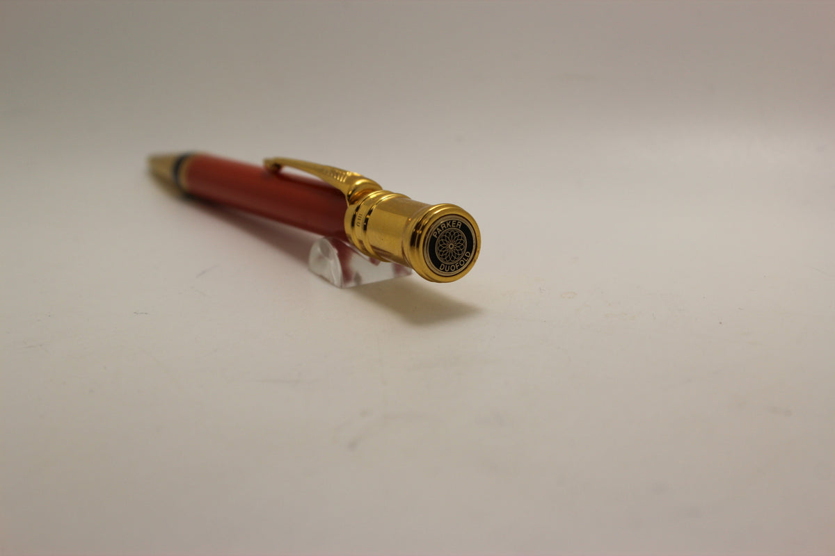 Parker Duofold Orange Ballpoint Pen