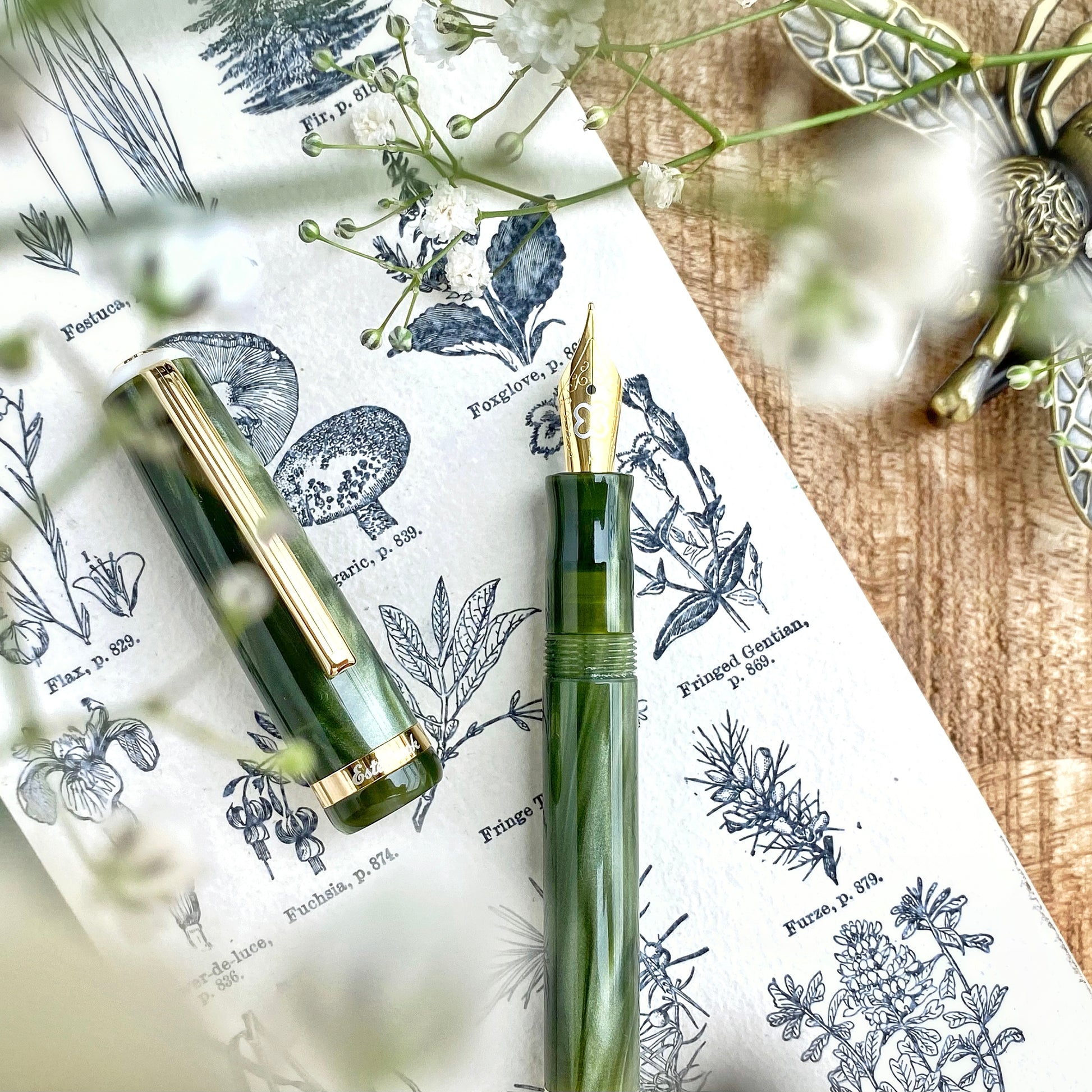 Esterbrook JR Palm Green Fountain Pen