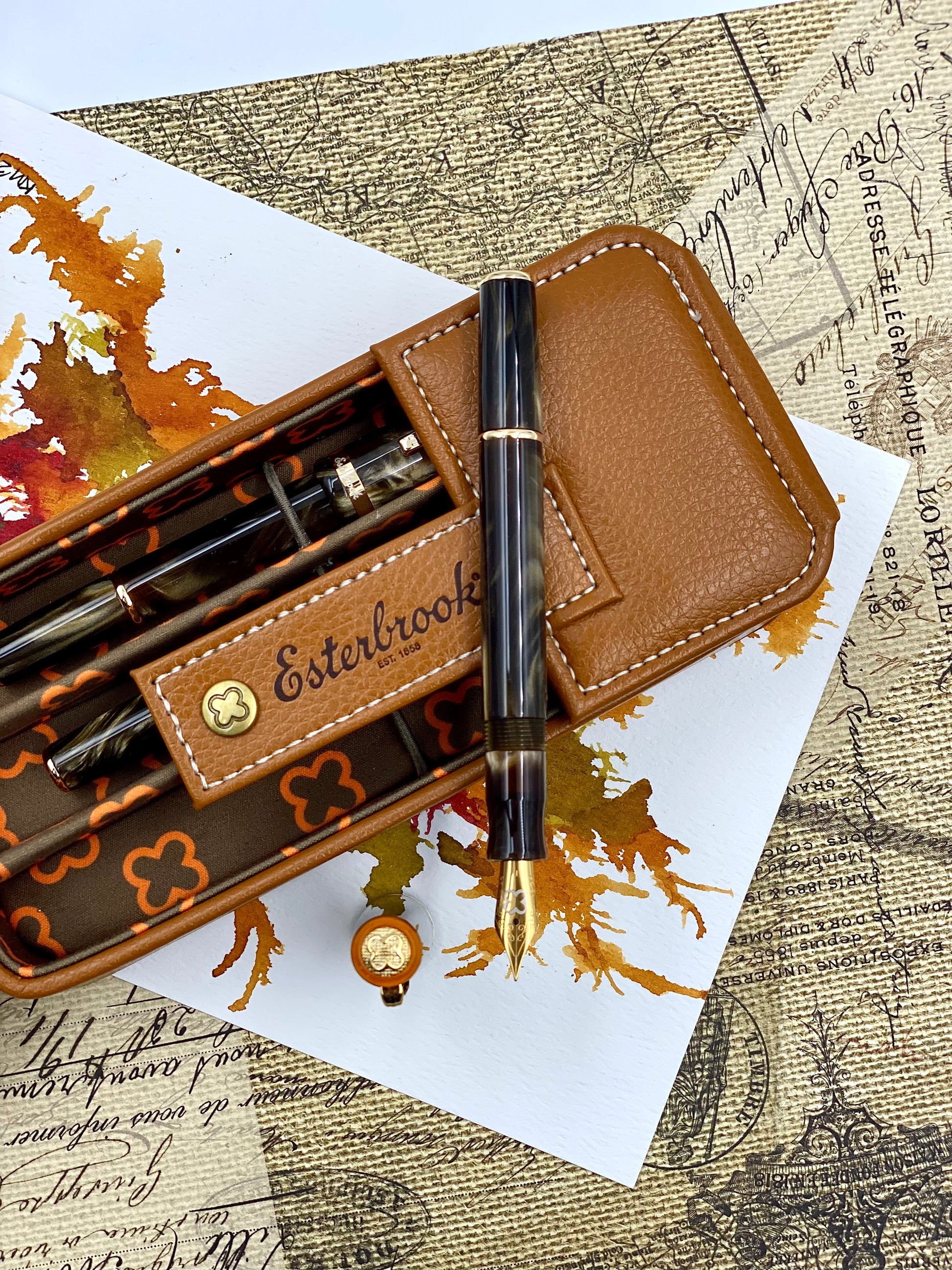 Esterbrook JR Pocket Pen Pumpkin Latte Fountain Pen