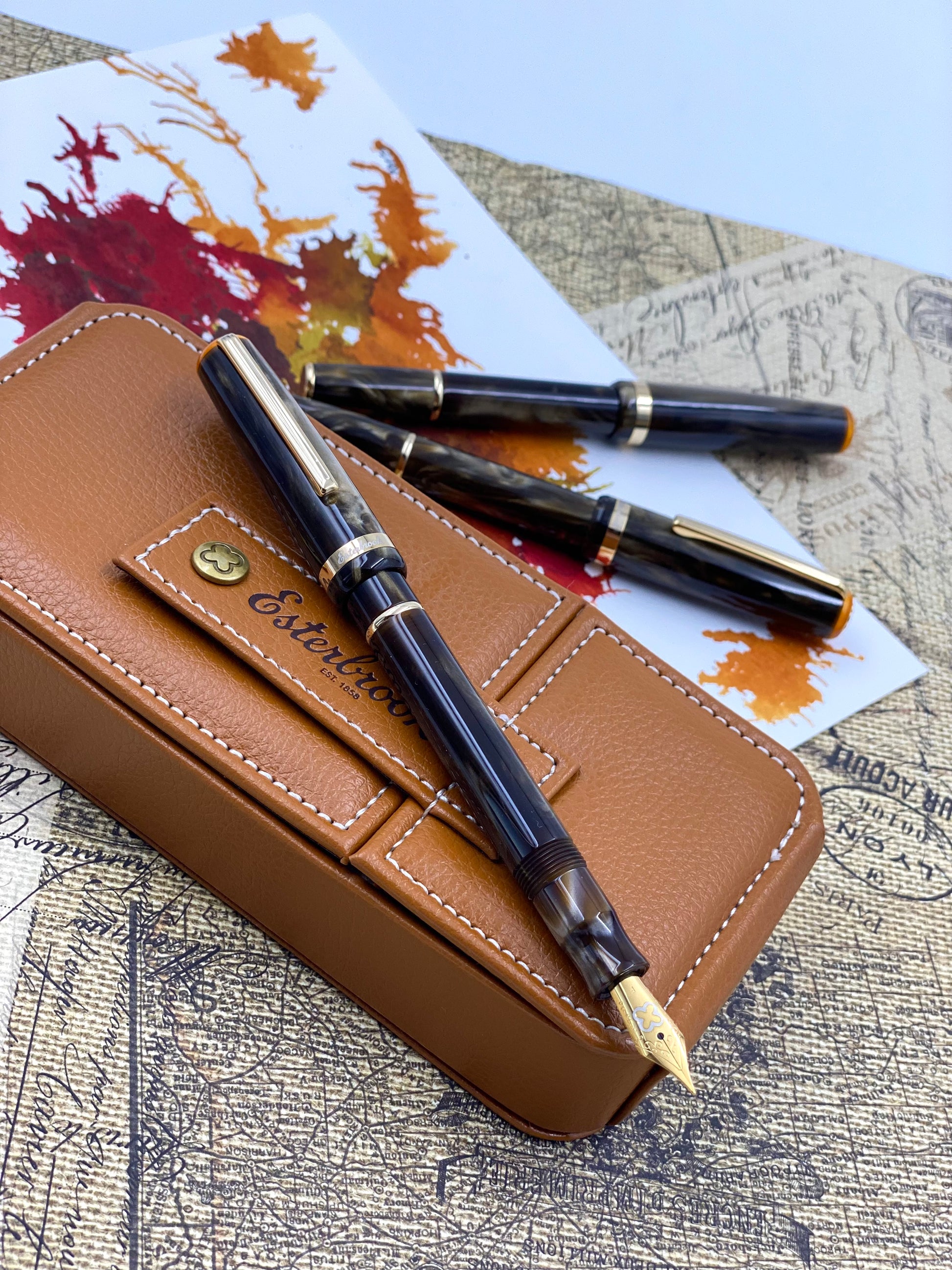 Esterbrook JR Pocket Pen Pumpkin Latte Fountain Pen