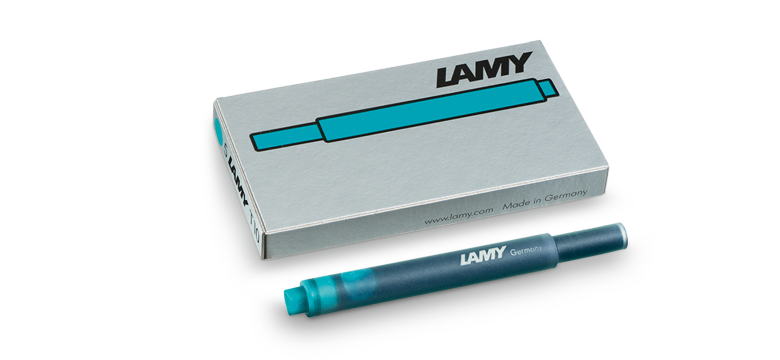 Lamy T10 Ink Cartridges Turquoise