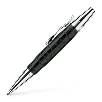 Faber-Castell E-Motion Crocodile Black Resin Ballpoint