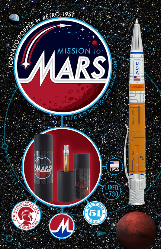 Retro 51 Mission To Mars Limited Edition Roller Ball