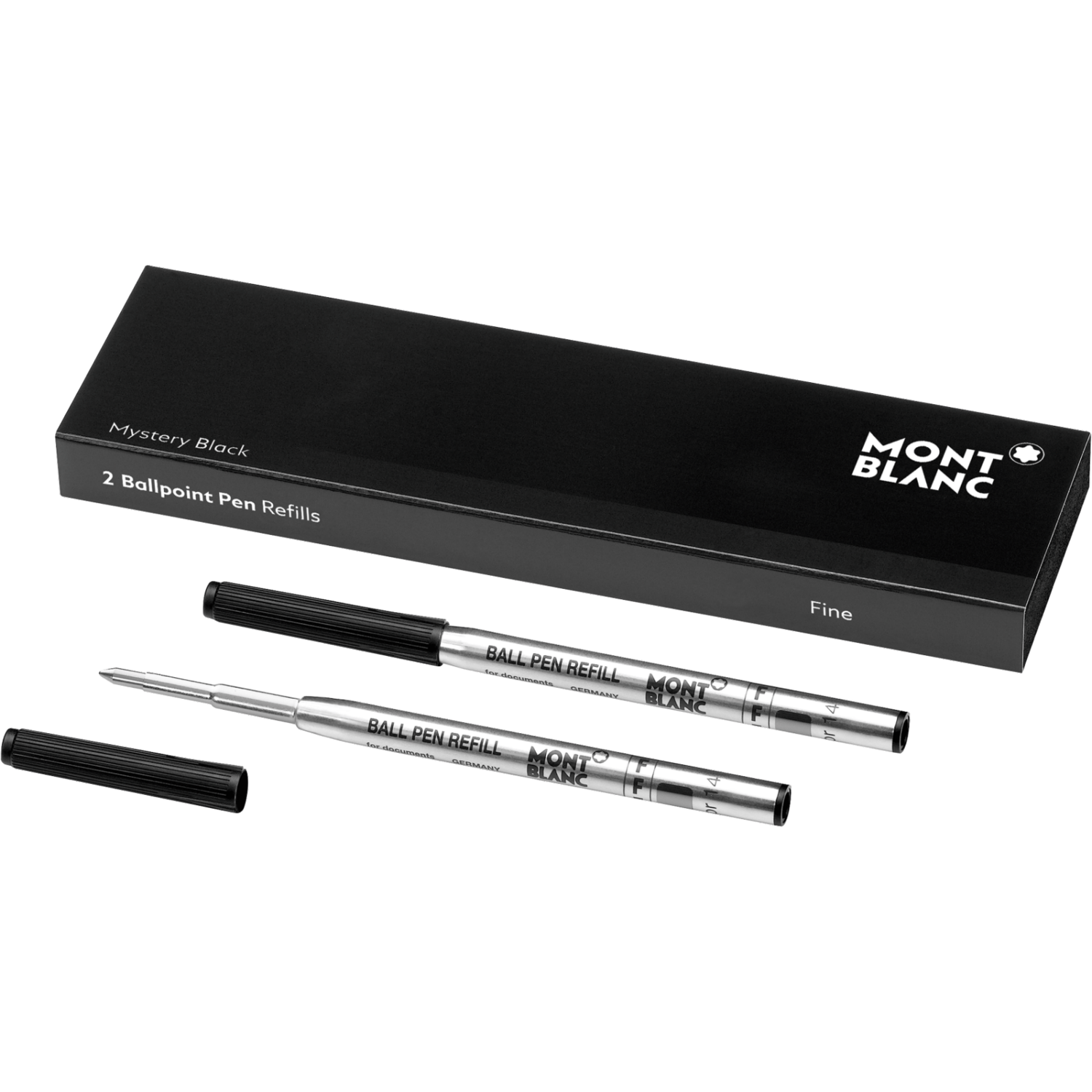 Montblanc Ballpoint Refills Black Fine 2 Pack