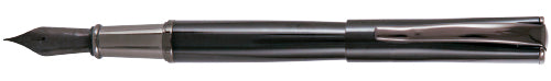 Monteverde Impressa Black with Gun Metal Trim Fountain Pen