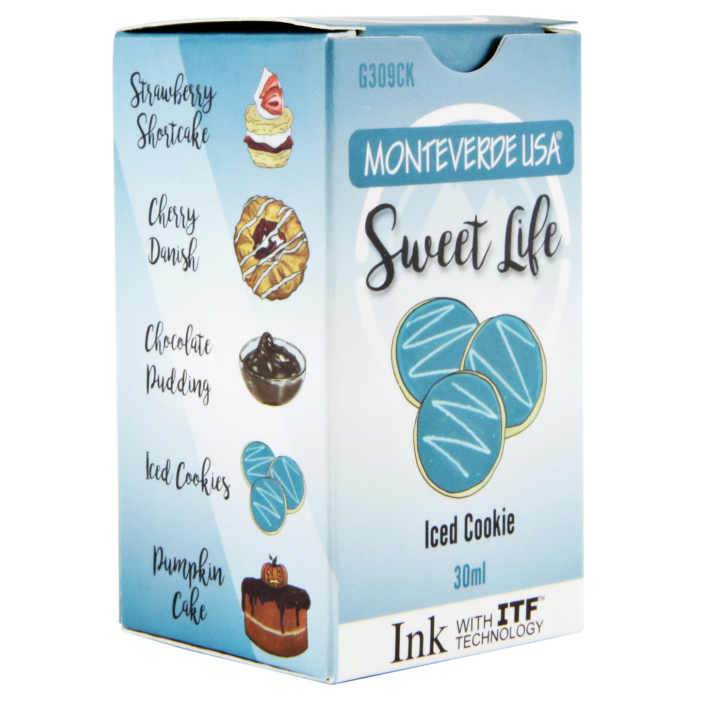 Monteverde Sweet Life Bottled Ink 30mL Iced Cookie