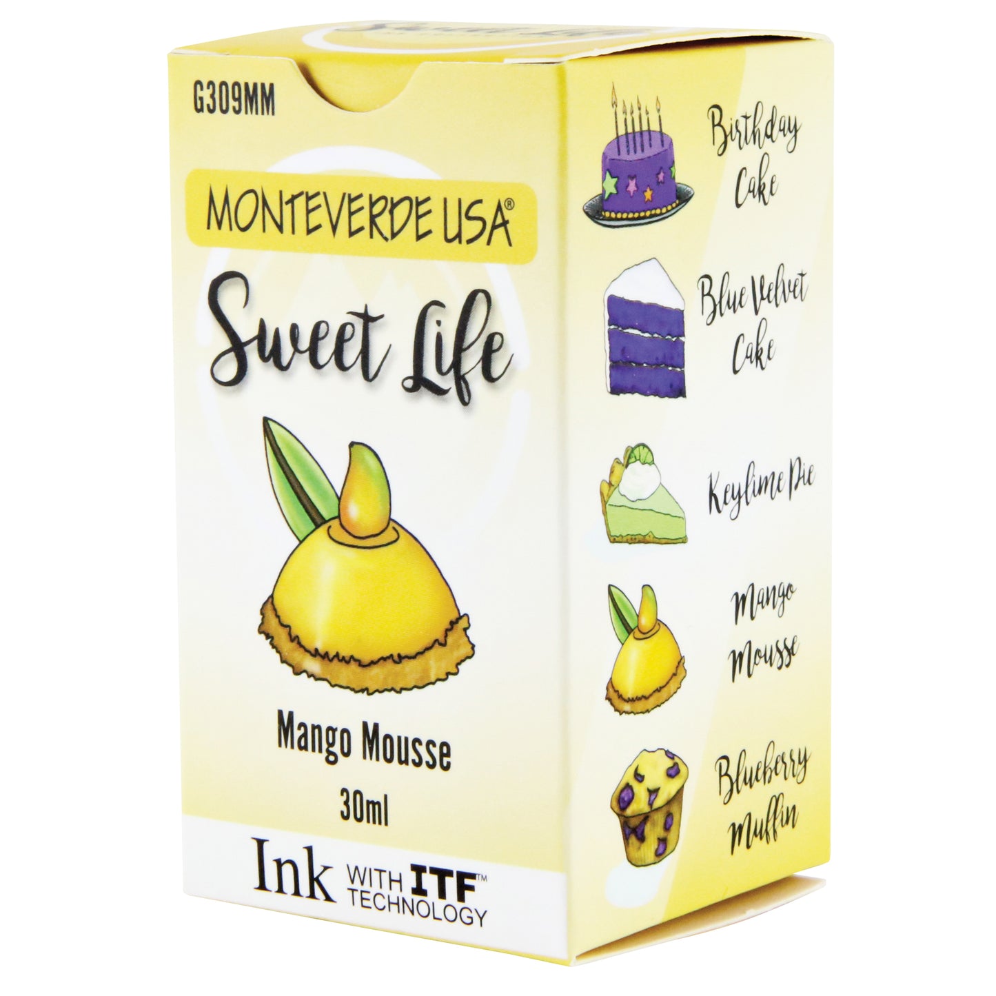 Monteverde Sweet Life Bottled Ink 30mL Mango Mousse