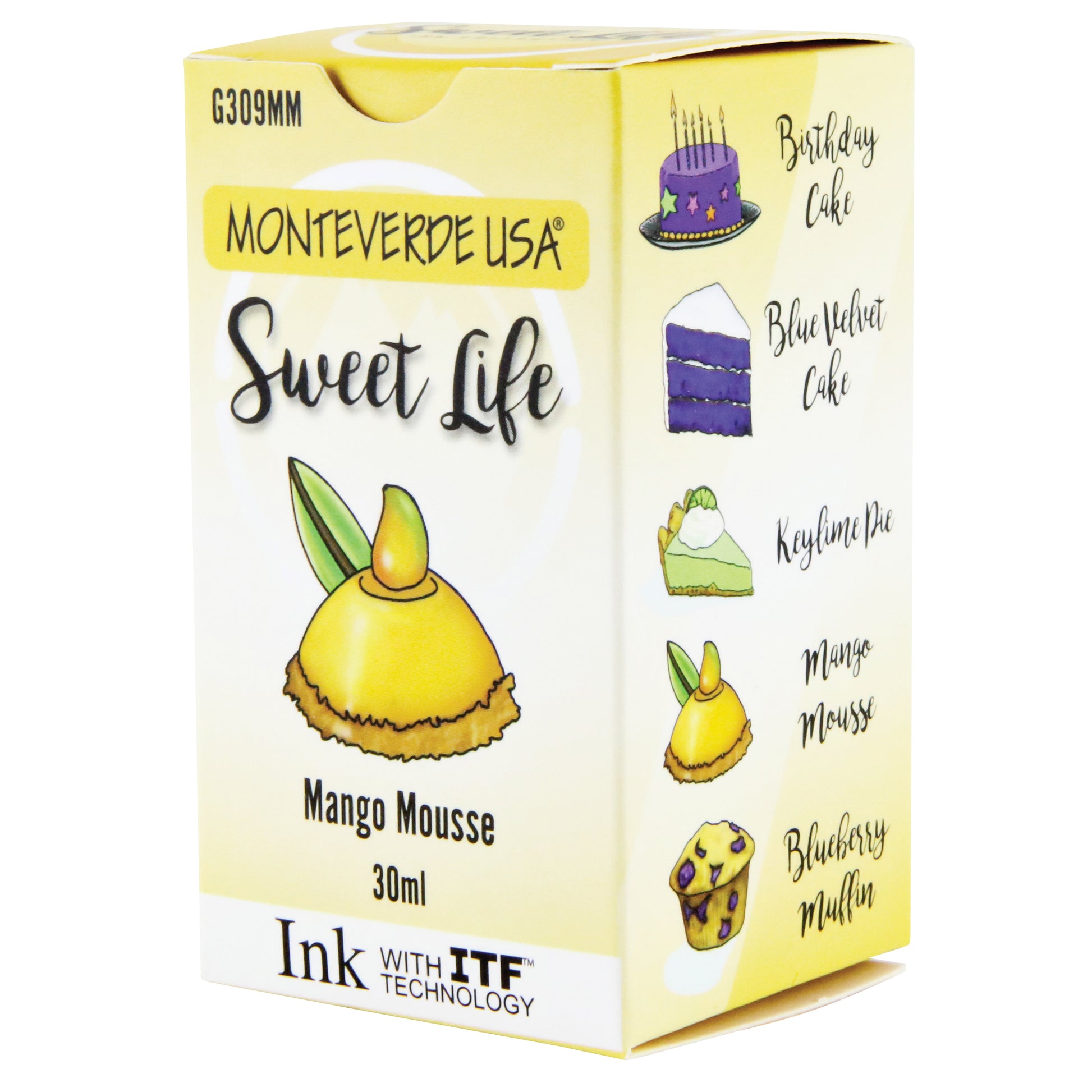 Monteverde Sweet Life Bottled Ink 30mL Mango Mousse