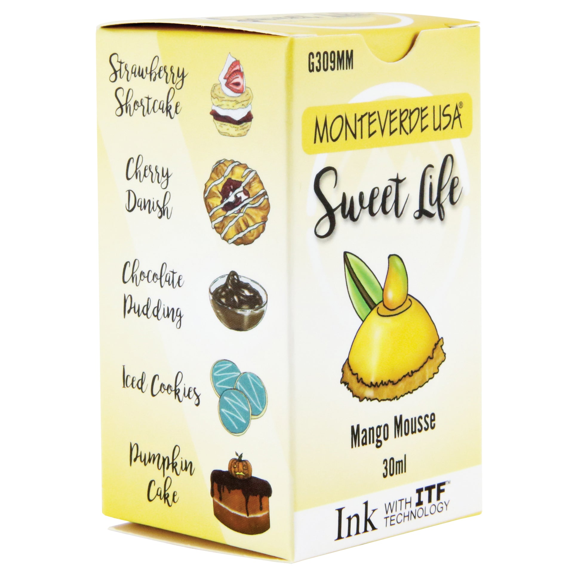 Monteverde Sweet Life Bottled Ink 30mL Mango Mousse