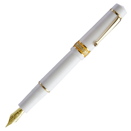 Maiora Mytho Dama Mirror Solid White Fountain Pen
