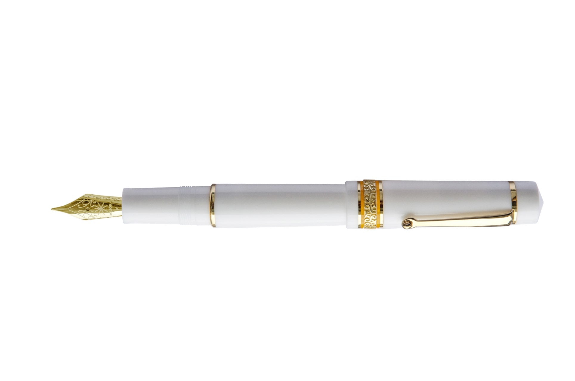 Maiora Mytho Dama Mirror Solid White Fountain Pen