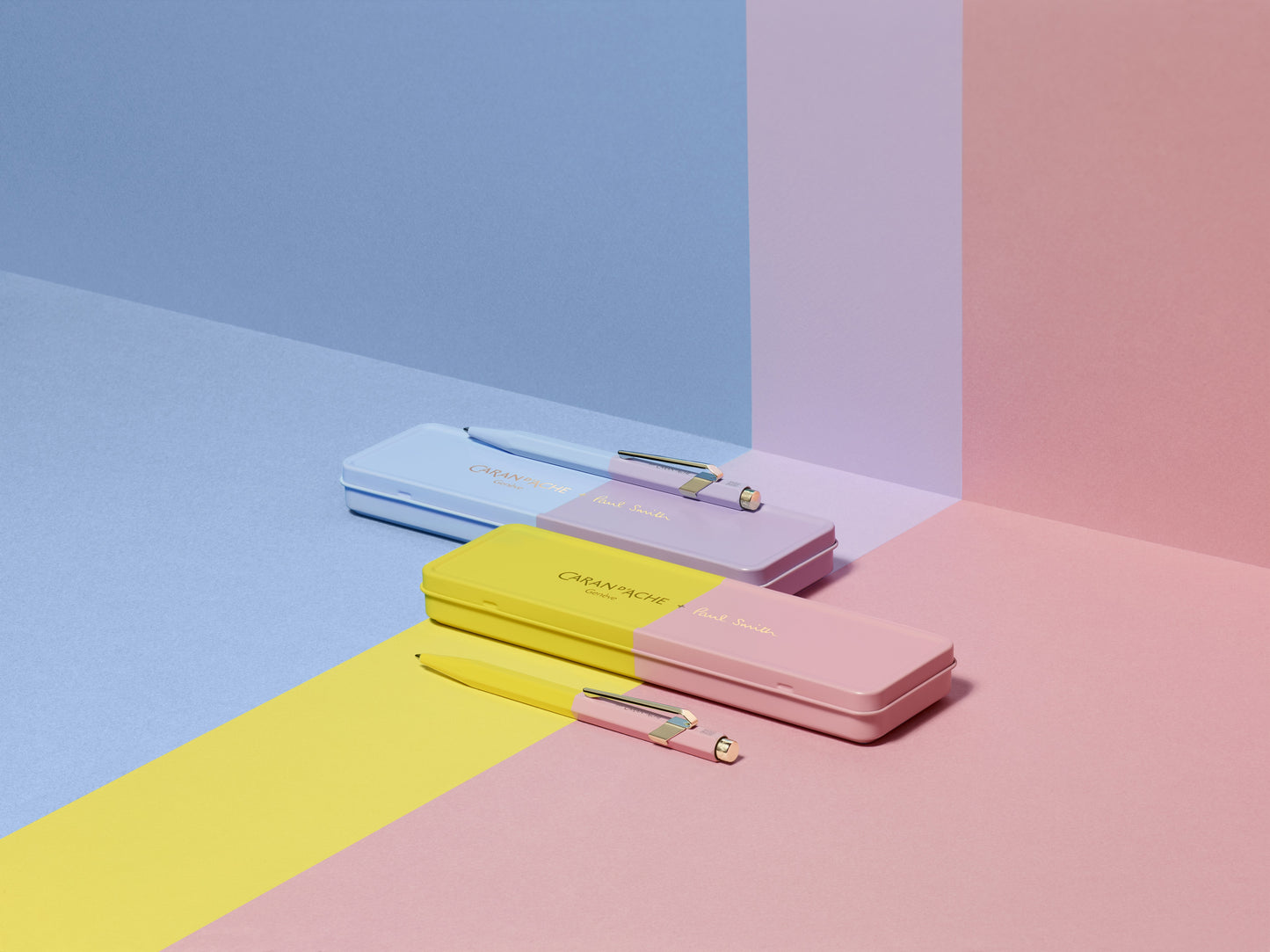 Caran d'Ache 849 Paul Smith Special Edition 4 Chartreuse Rose Ballpoint