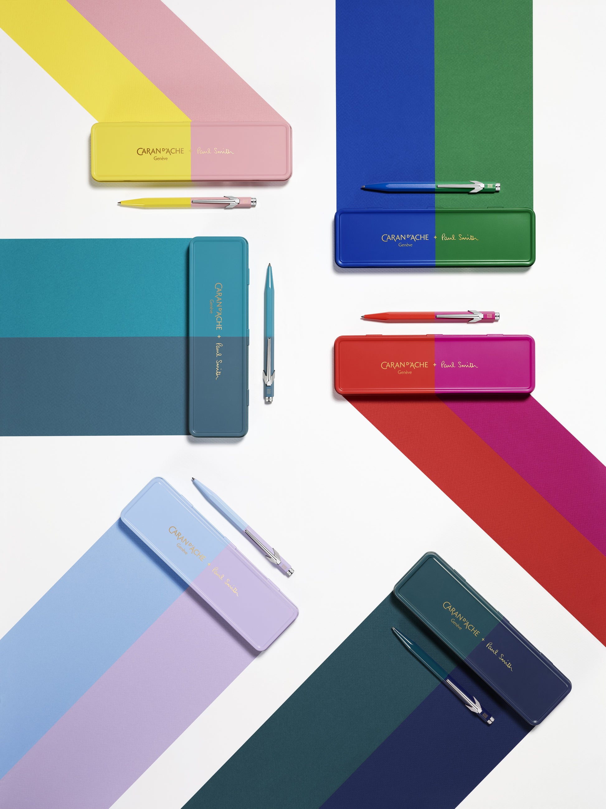 Caran d'Ache 849 Paul Smith Special Edition 4 Racing Green Navy Ballpoint