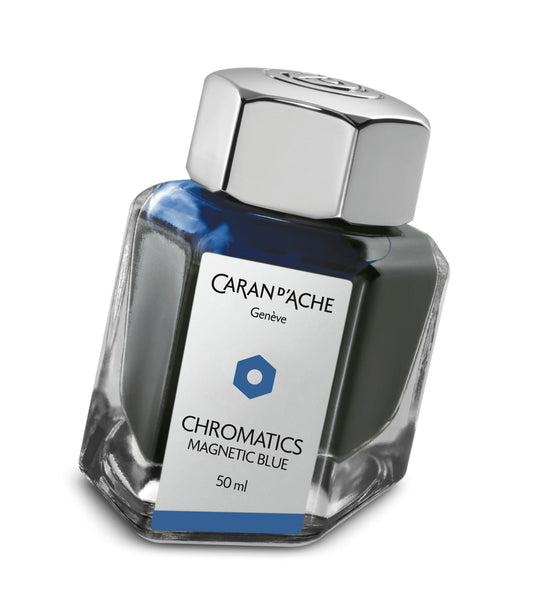 Caran d'Ache Chromatics Bottled Ink Magnetic Blue