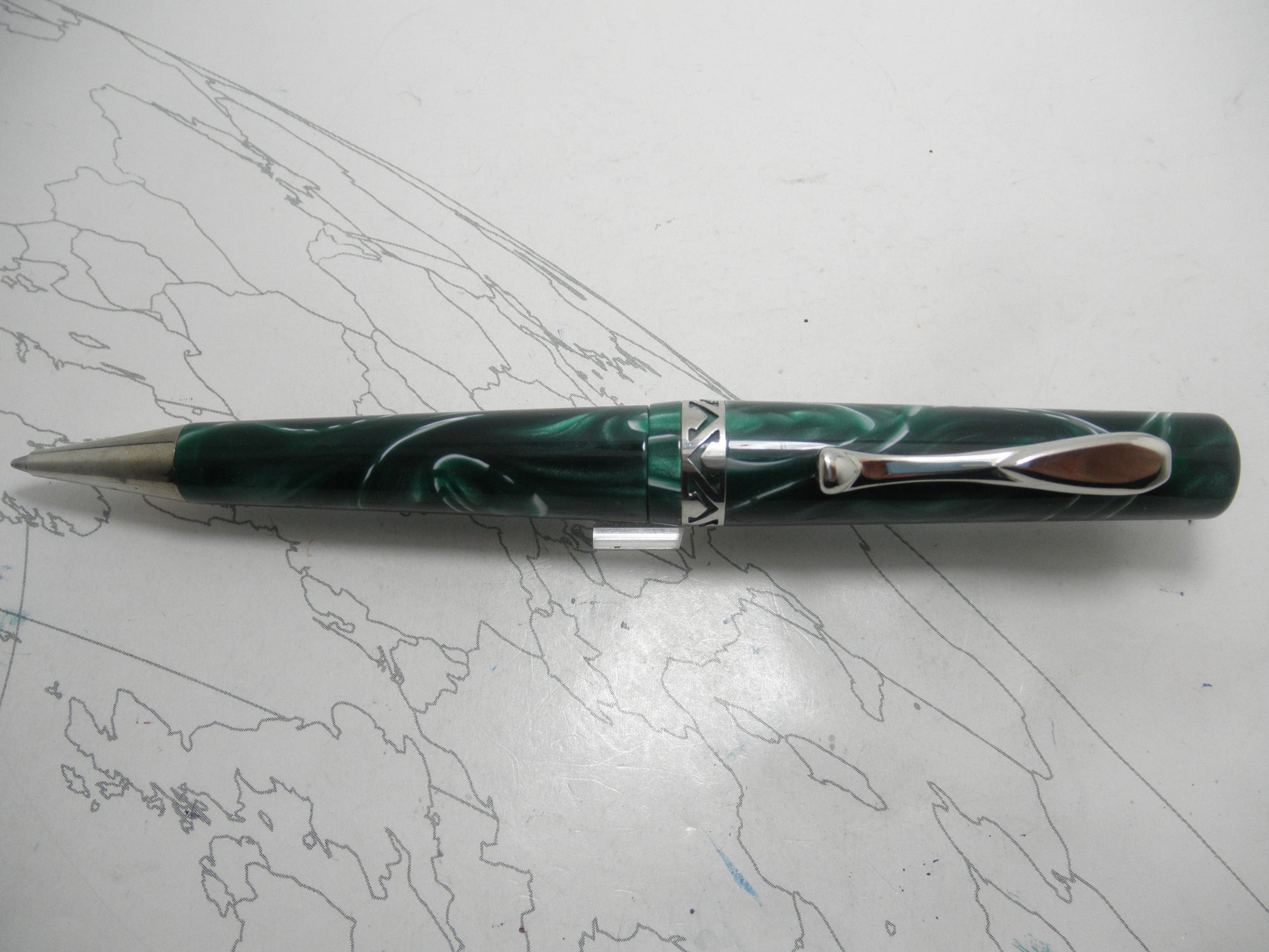 Visconti Kaleido Forest Green Ballpoint 