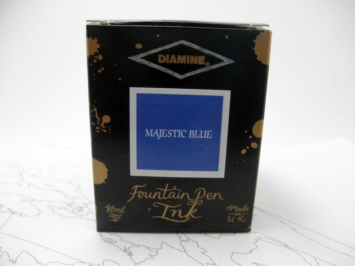 Diamine Majestic Blue Fountain Pen Ink