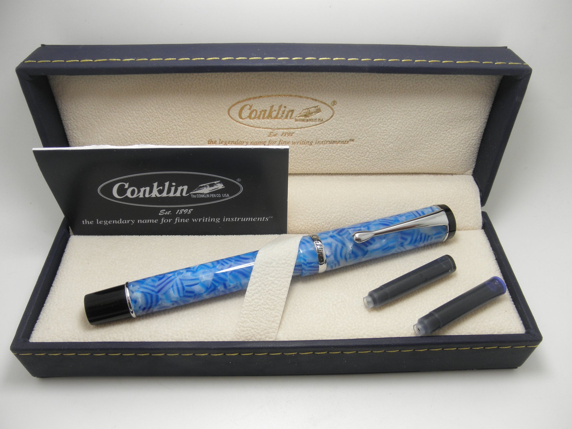 Conklin Duragraph Ice Blue Fountain Pen