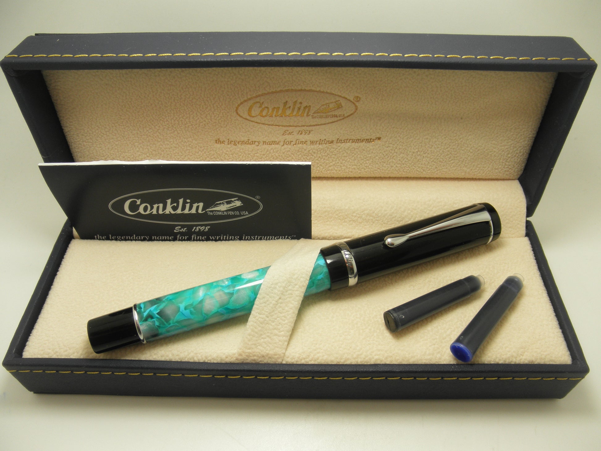 Conklin Duragraph Turquoise Nights Fountain Pen