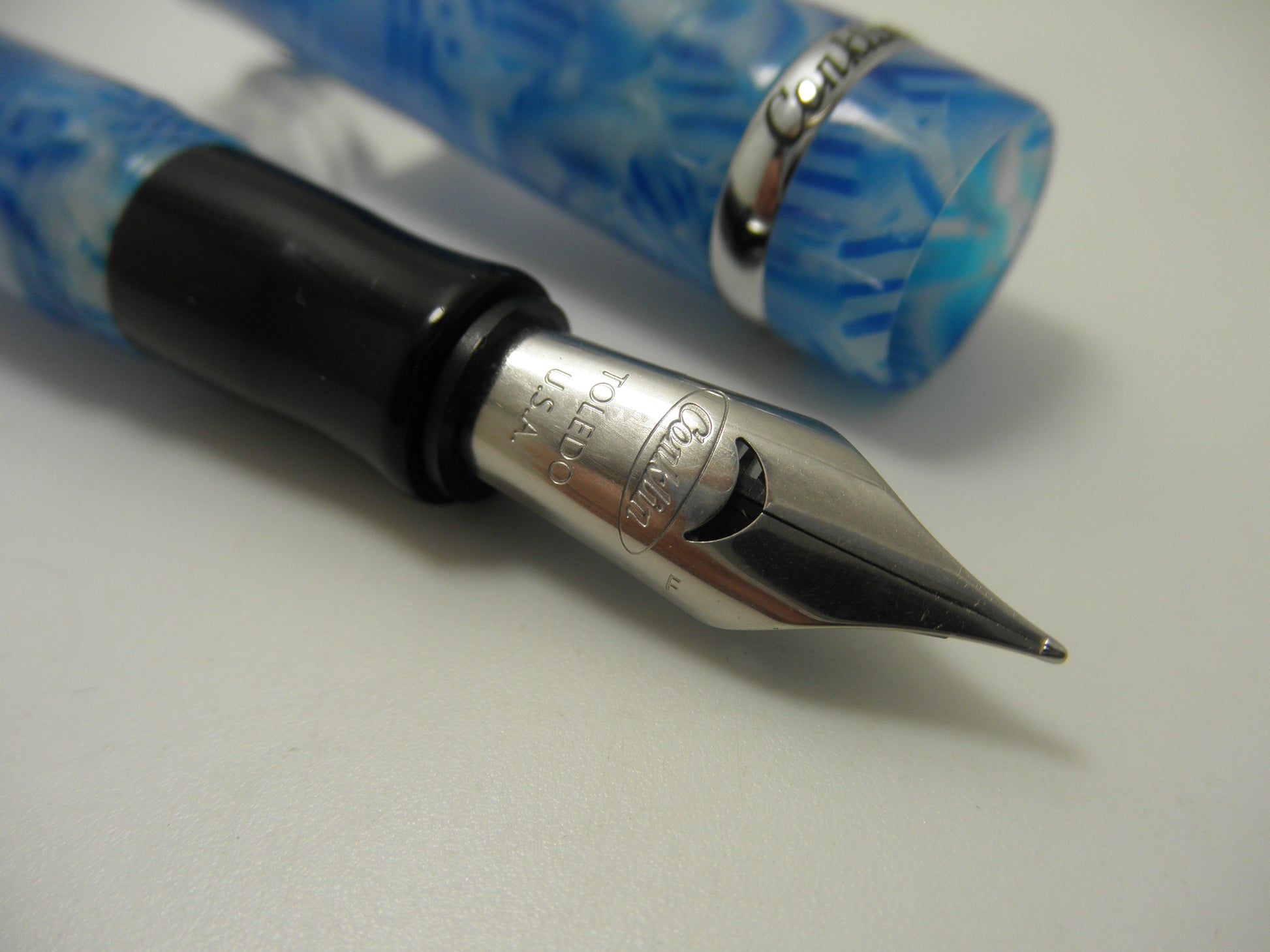 Conklin Duragraph Ice Blue Fountain Pen 