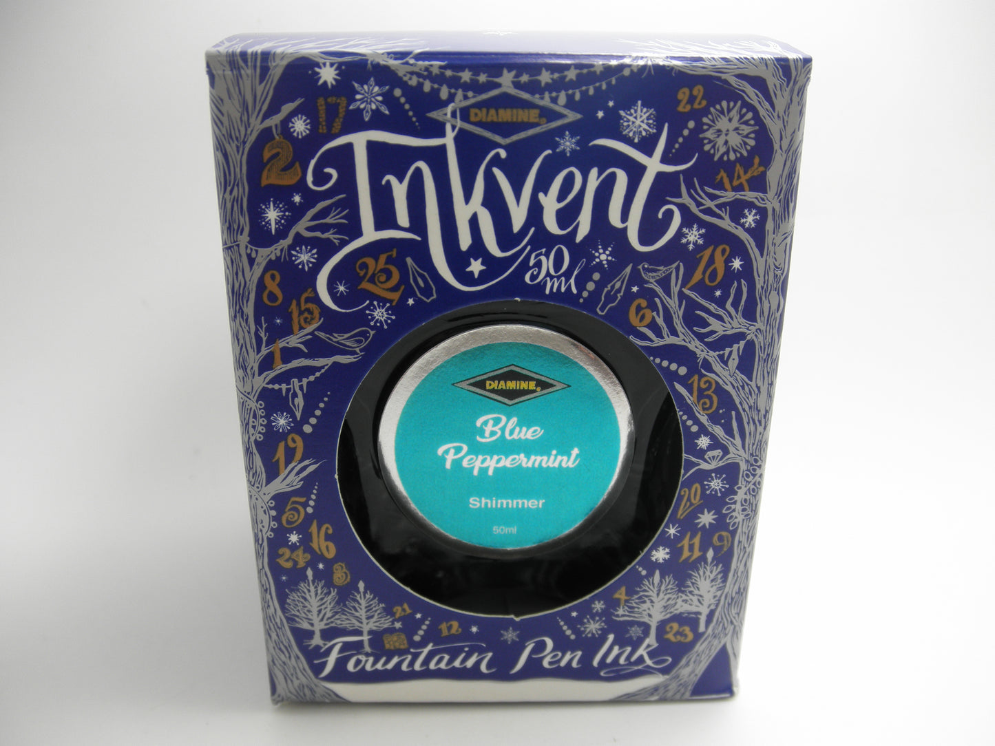  Diamine Inkvent Fountain pen Ink - Blue Peppermint