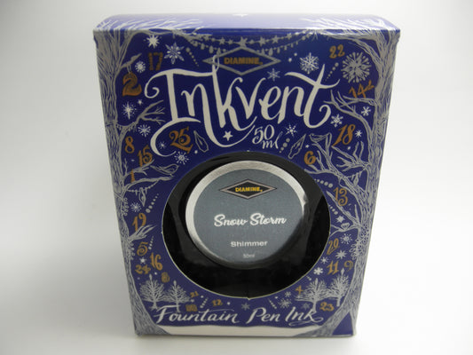 Diamine Inkvent Fountain pen Ink - Snow Storm Shimmer