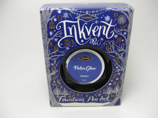 Diamine Inkvent Fountain pen Ink - Polar Glow Sheen