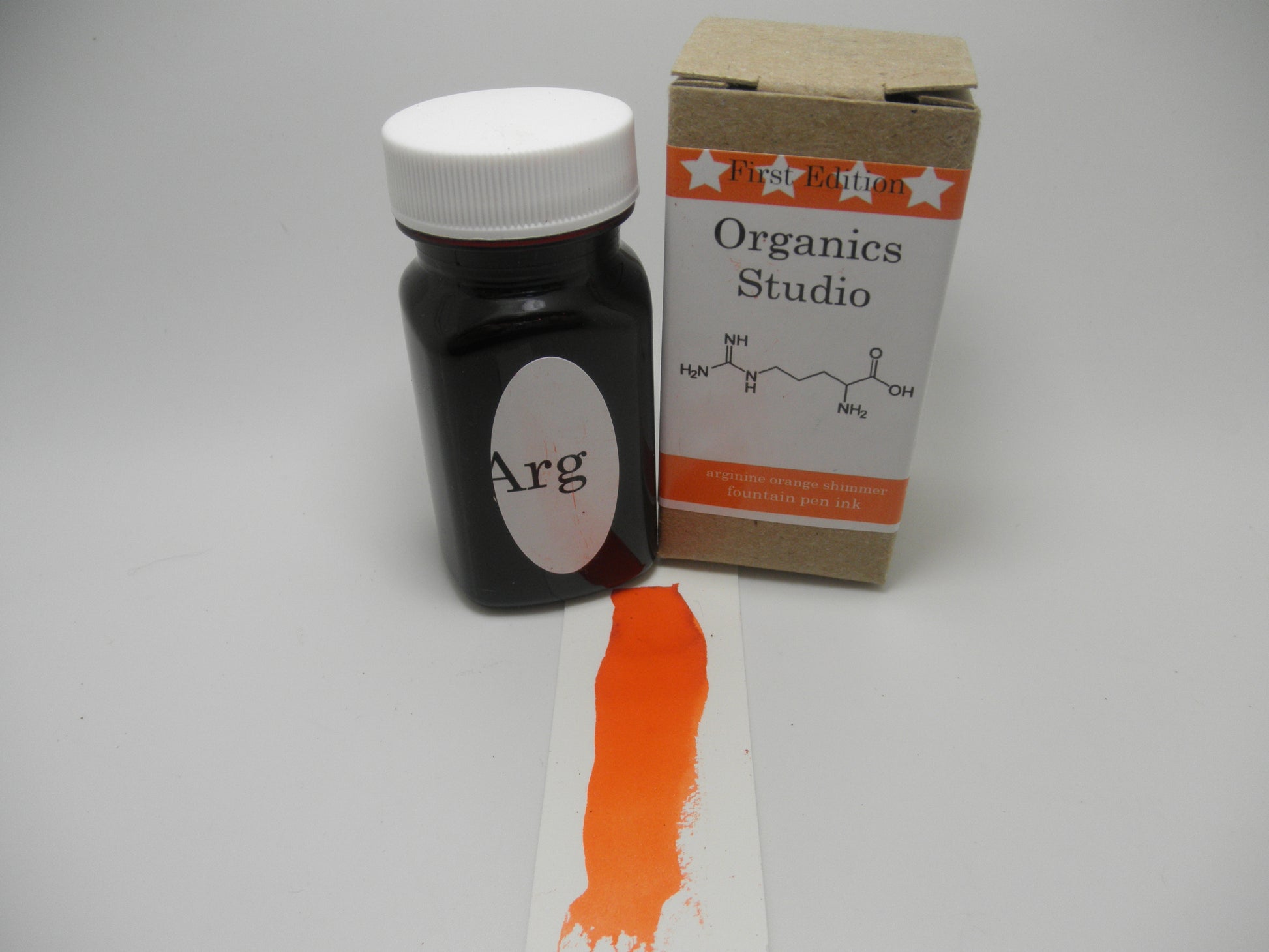 Organics Studio Shimmer Arginine Orange Fountain Pen Ink