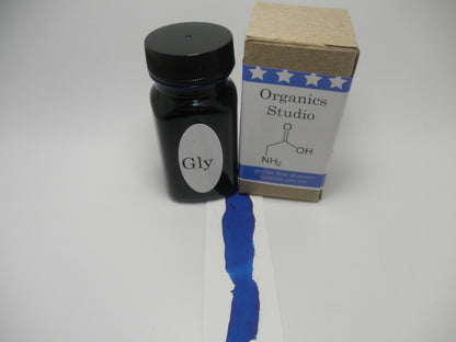 Organics Studio Shimmer Glycine Blue Fountain Pen Ink 