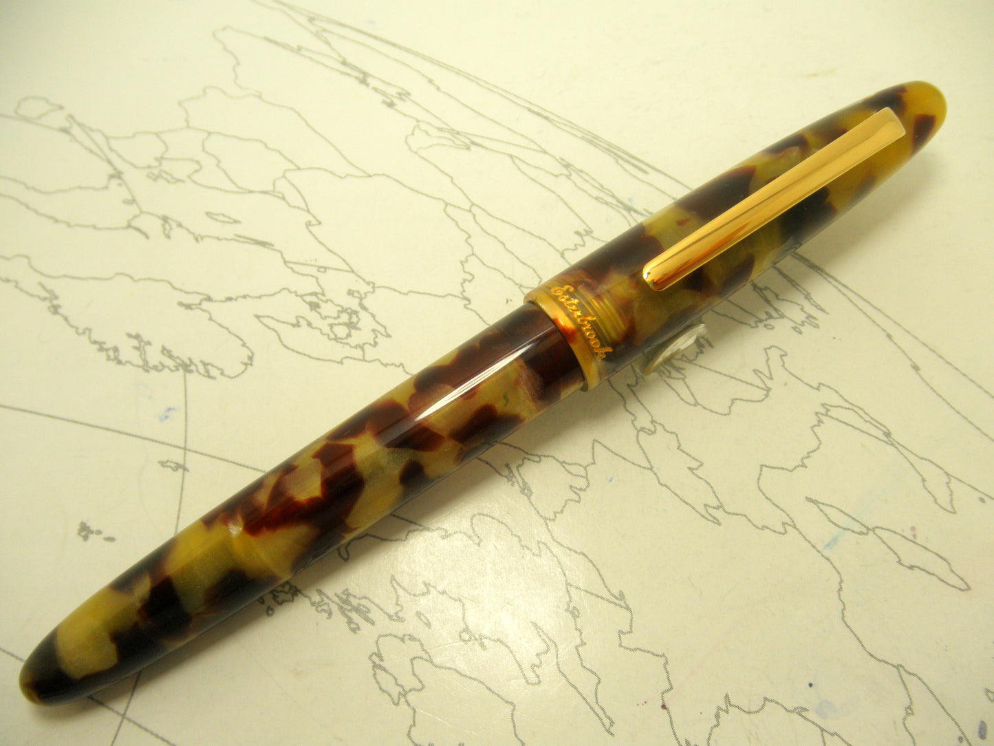 Esterbrook Estie Fountain Pen Tortoise Gold Trim