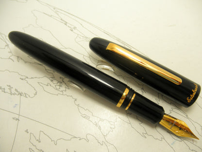 Esterbrook Estie Fountain Pen Black Gold Trim