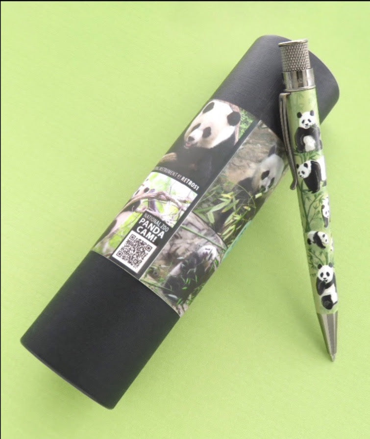 Retro 51 Tornado Smithsonian National Zoo Panda Capless Rollerball