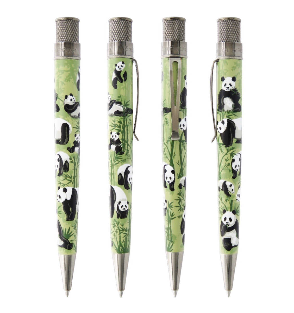 Retro 51 Tornado Smithsonian National Zoo Panda Capless Rollerball