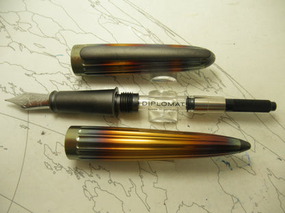 Diplomat Aero Flame Fountain Pen