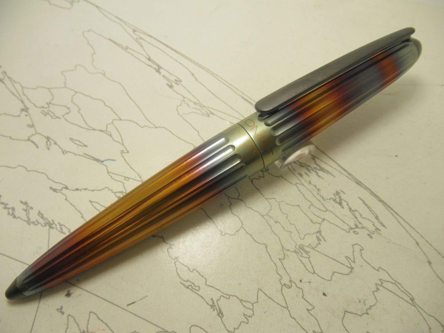 Diplomat Aero Flame Fountain Pen