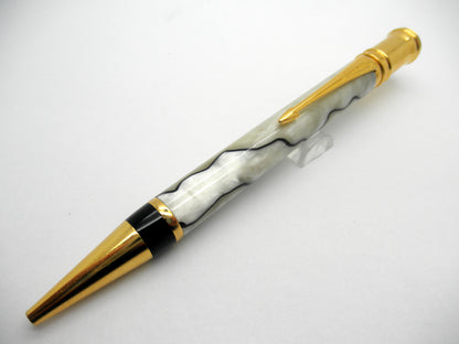 Parker Duofold Pearl and Black Ballpoint