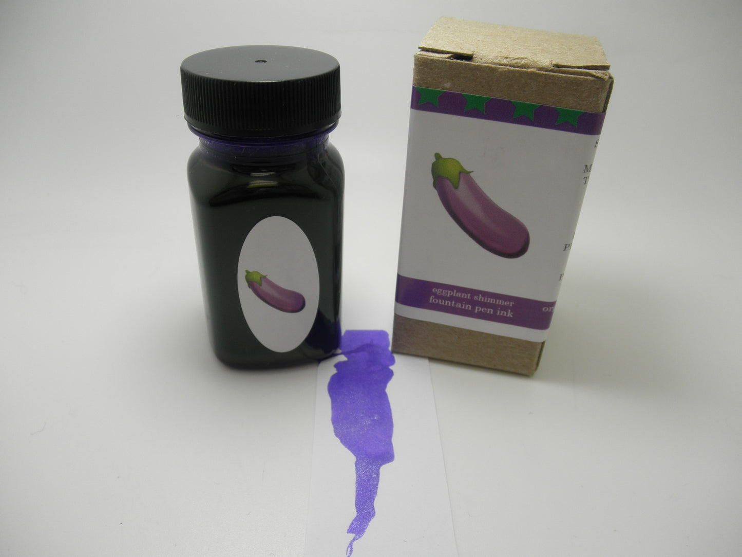 Organics Studio Shimmer Eggplant Fountain Pen Ink