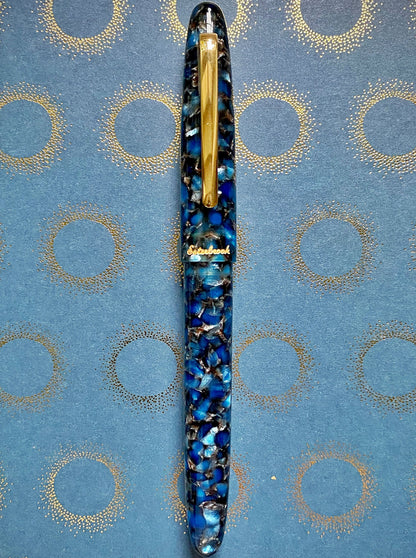 Esterbrook Estie Oversize Nouveau Bleu Gold Trim Fountain Pen