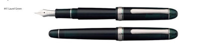 Platinum #3776 Century Laurel Green With Rhodium Trim Fountain Pen