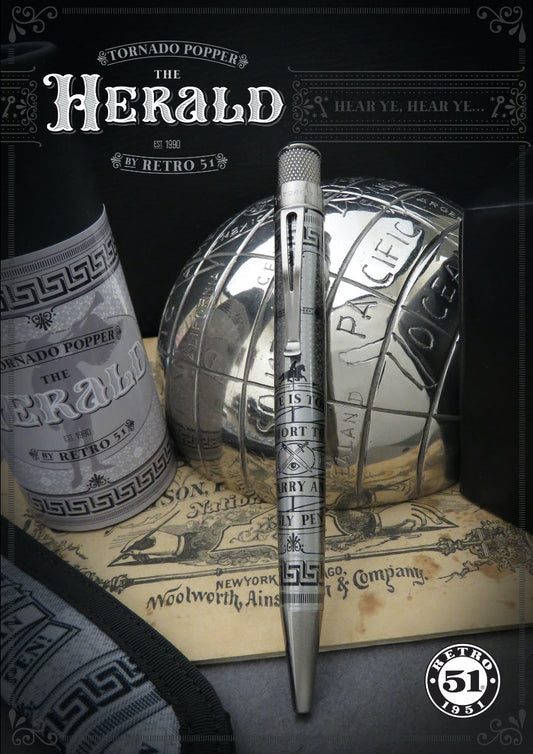 Retro 51 Tornado Popper Herald Capless Rollerball
