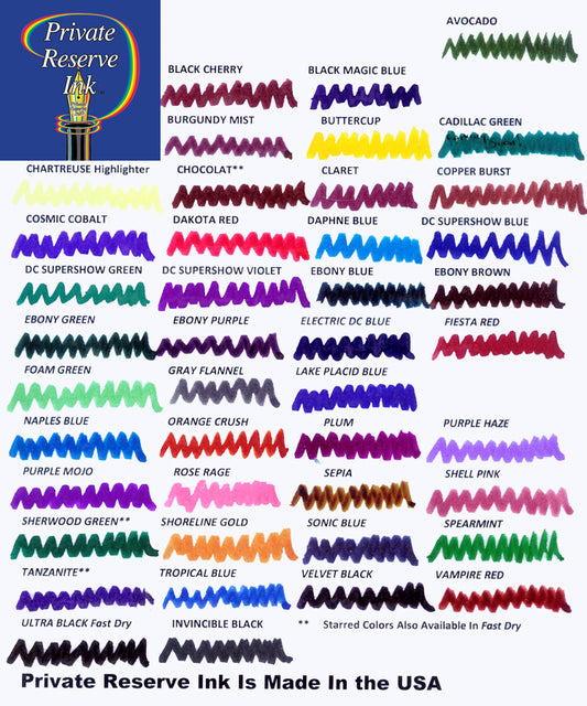 Private Reserve Ink, 60 ml ink bottle;  Purple Haze
