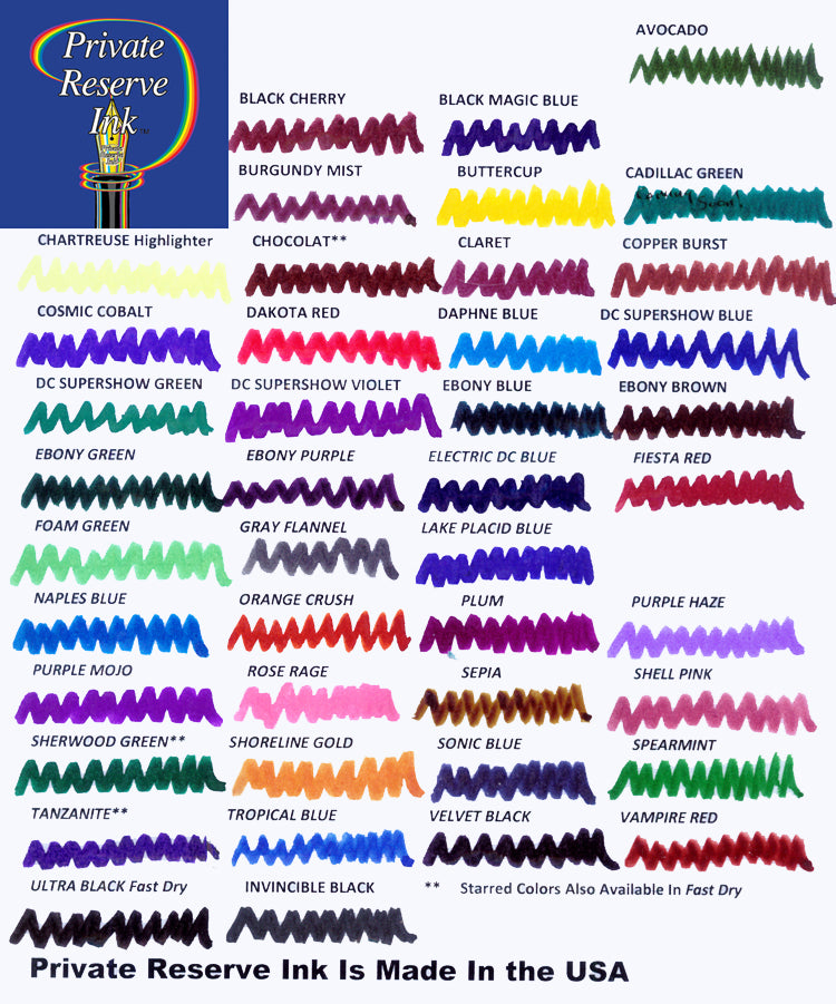 Private Reserve Bottled Ink Fiesta Red