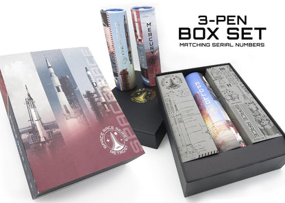 Retro 51 Space Race Rollerball 3 Pen Box Set