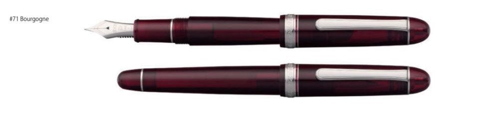 Platinum #3776 Century Bourgogne With Rhodium Trim Fountain Pen