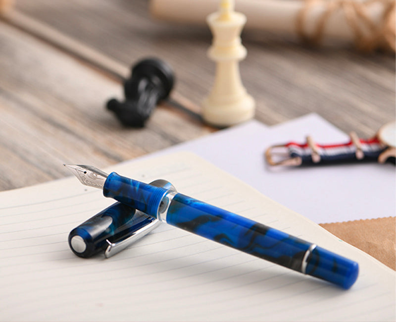 Narwhal Schuylkill Marlin Blue Fountain Pen