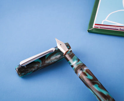 Narwhal Schuylkill Chromis Teal Fountain Pen