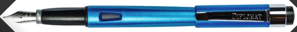 Diplomat Magnum Fountain Pen Aegean Blue