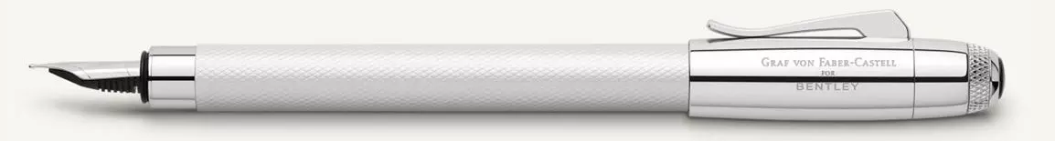 Graf von Faber Castell for Bentley White Satin Fountain Pen