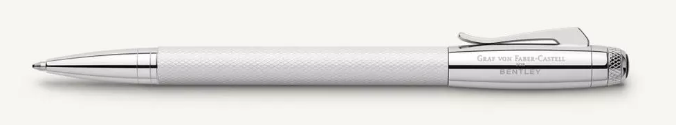 Graf von Faber Castell for Bentley White Satin Ballpoint Pen